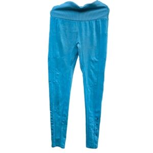Gymshark Leggins Aqua Blue Ankle Sz XS.